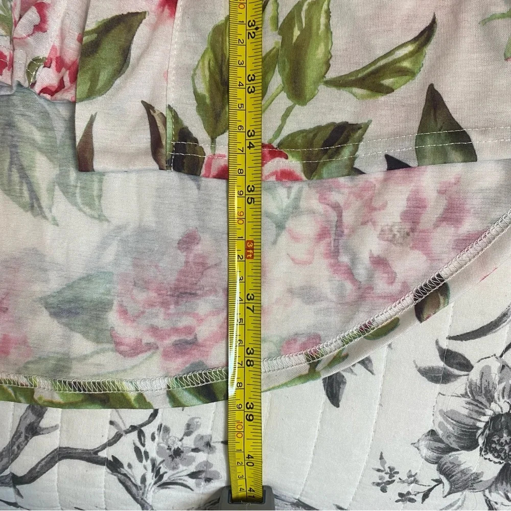 Show Me Your Mumu Pink Cream Pink Floral Robe Kimono Duster Garden of Bl… - Picture 12 of 14